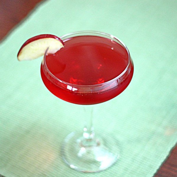 Cran-Raspberry Martini