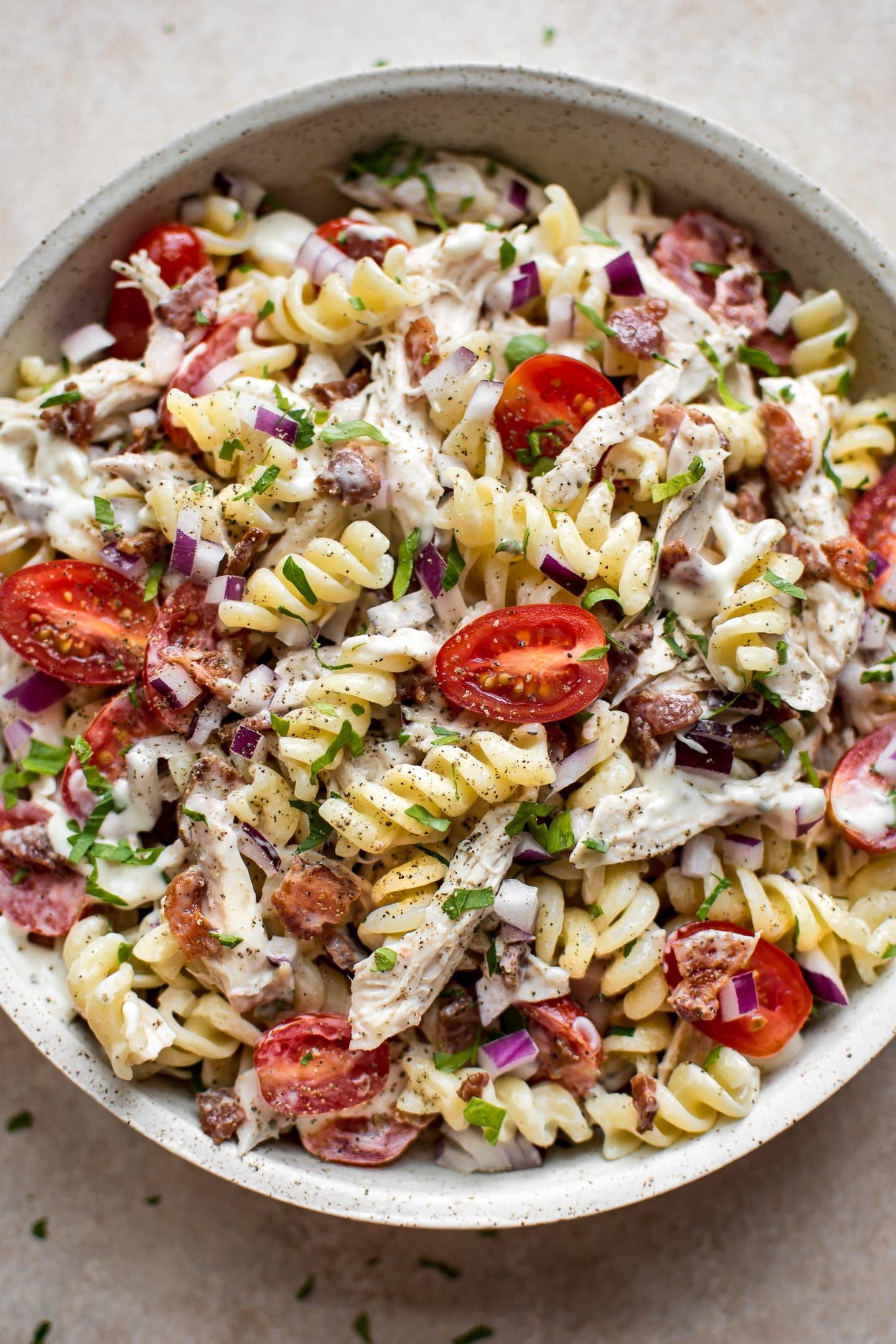 Chicken pasta salad