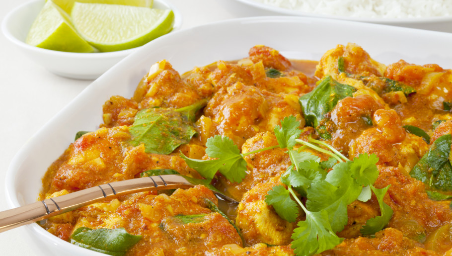 CHICKEN AND SHRIMP CURRY