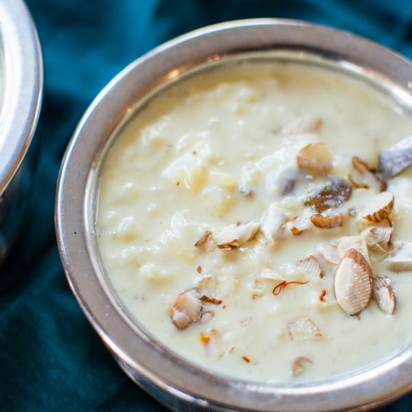 Lebanese Rice Pudding With Pistachio – Riz B Haleeb – Kheer
