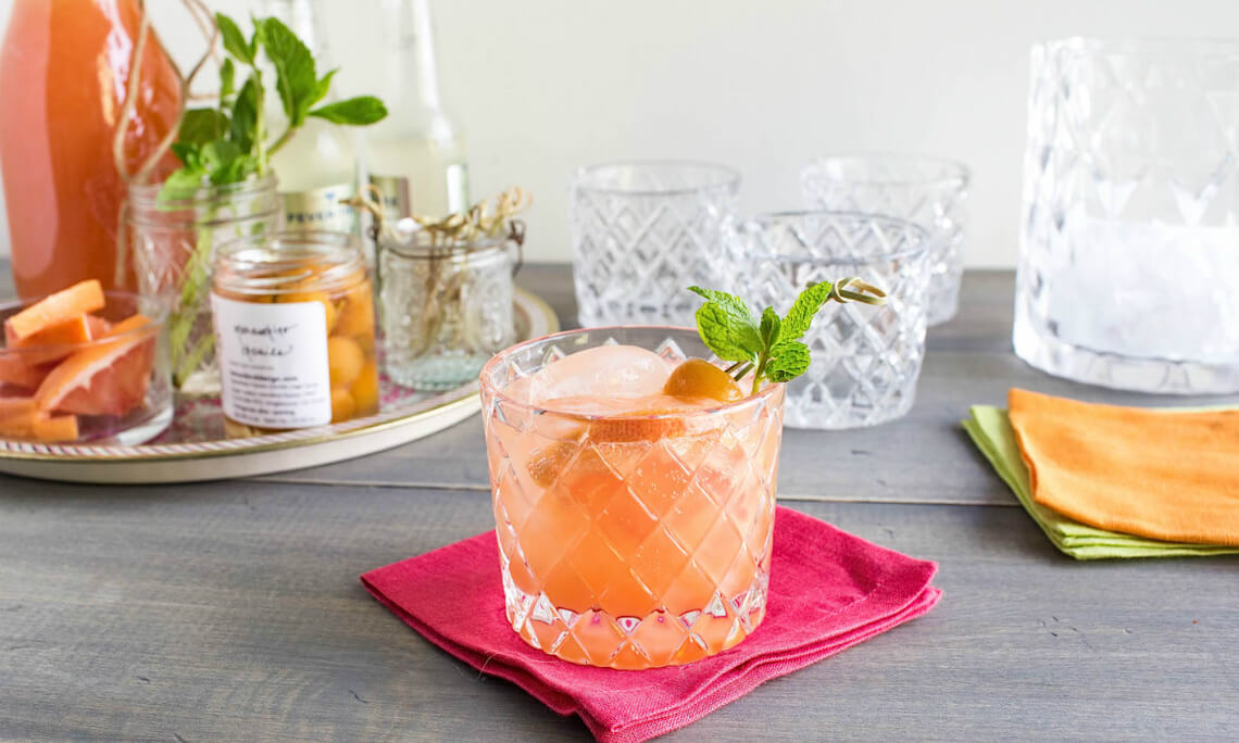 Ginger Grapefruit Mocktail