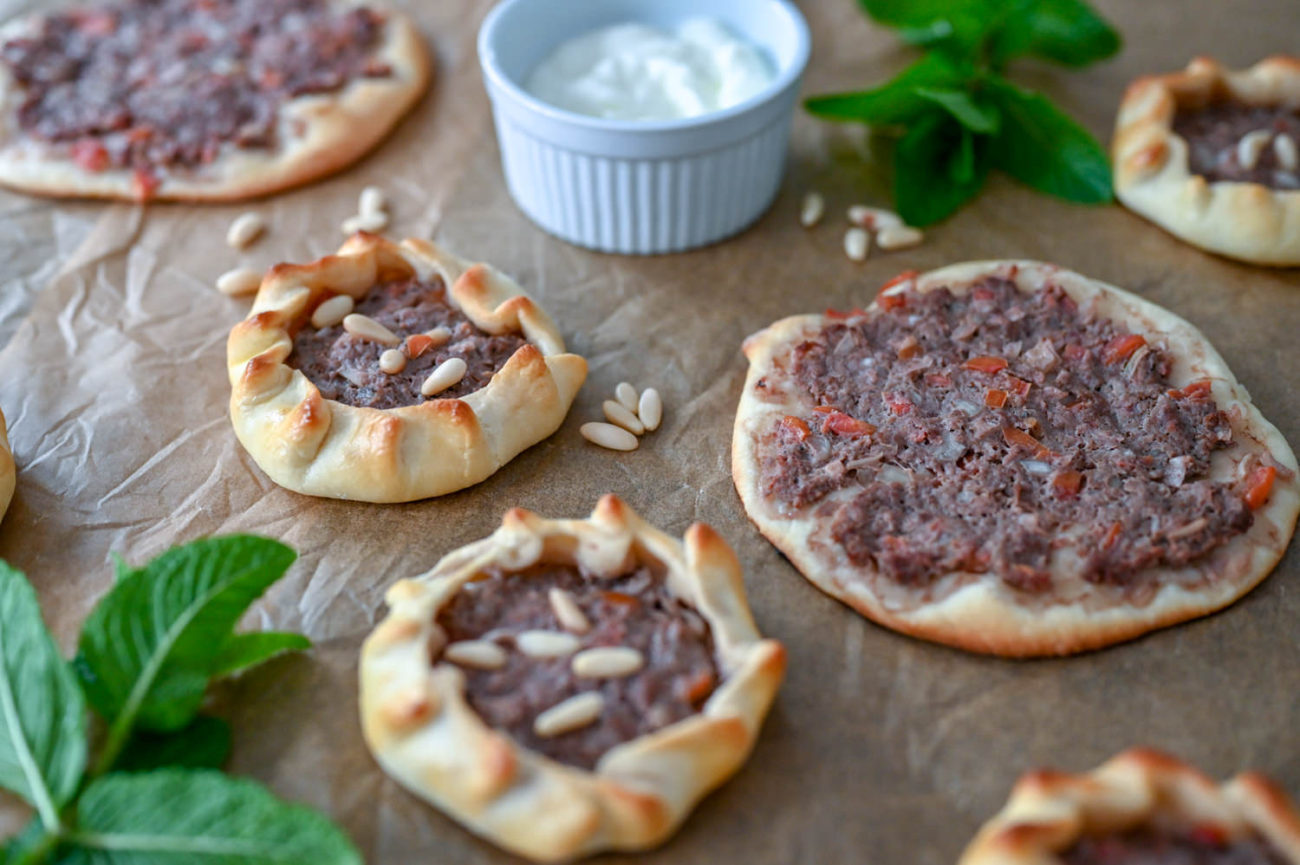 Lebanese Meat Pie Recipe – Sfiha – Lahm bi Ajeen