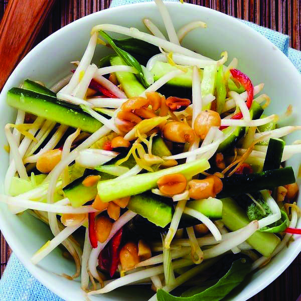 Easy Thai Tossed Salad With Fresh Mango Recipe