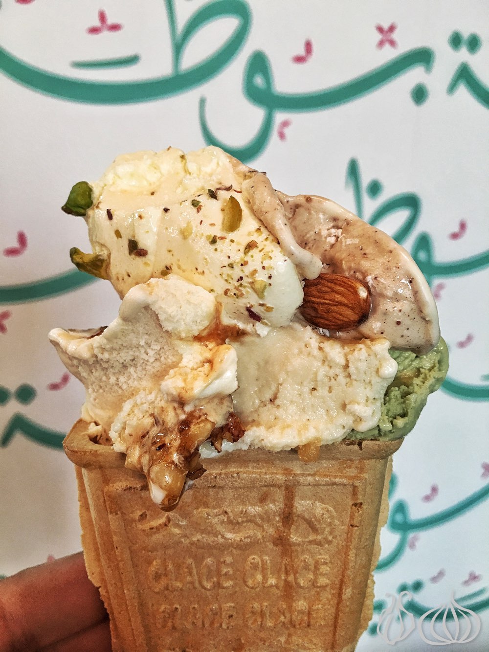 Lebanese ice cream ( Booza)