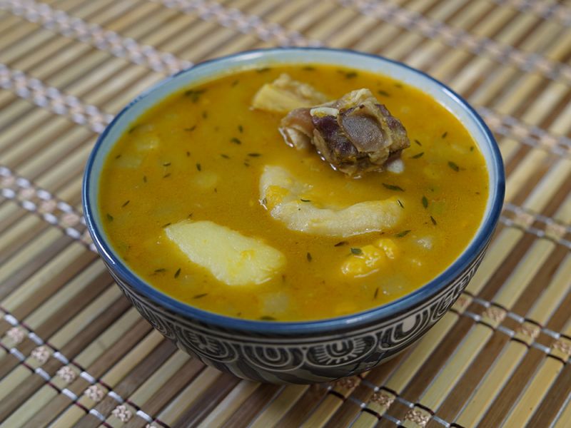 Caribbean beef soup