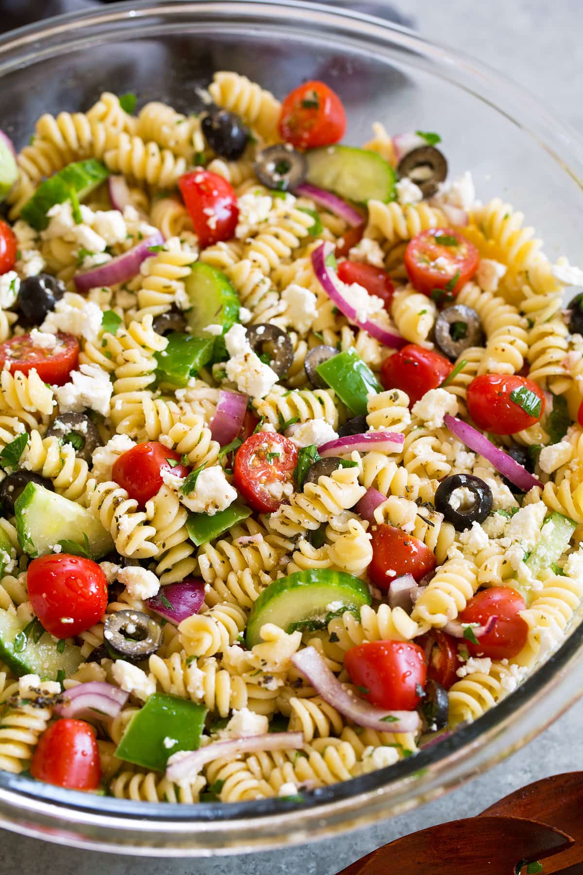 Greek pasta salad I