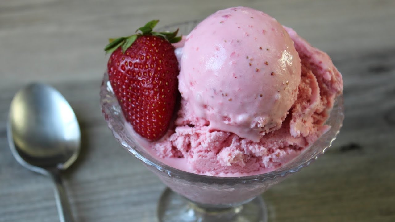 Chef John’s Strawberry Ice Cream
