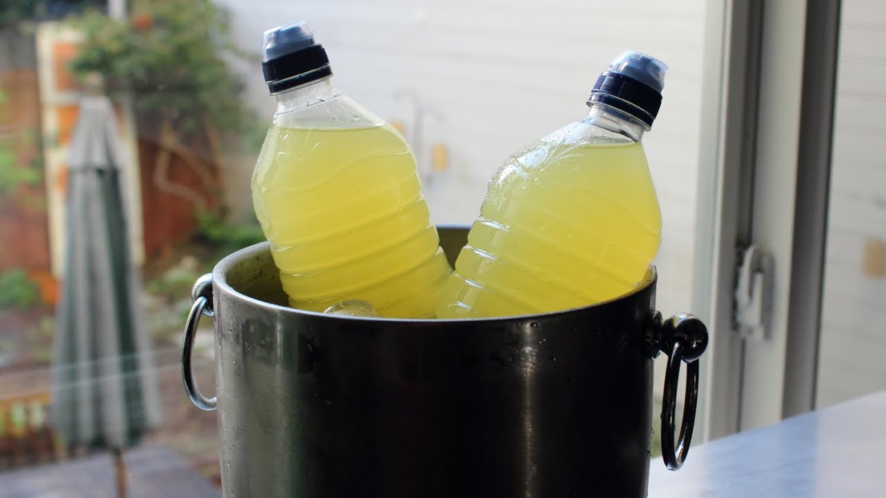 Homemade sports drink (also known as ‘the meerade’)
