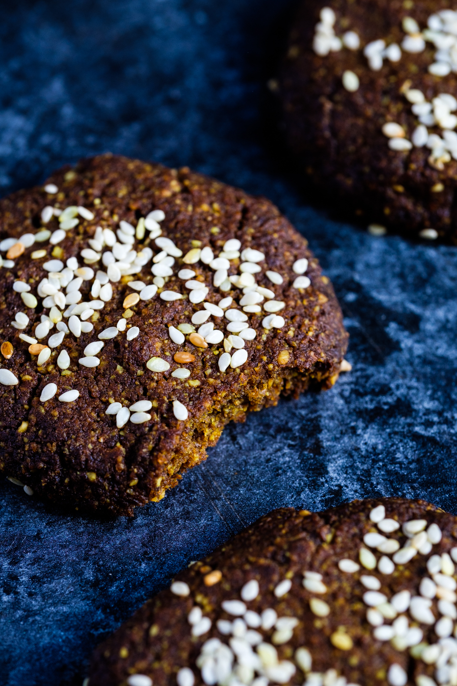 Sesame Cookies Made with Olive Oil