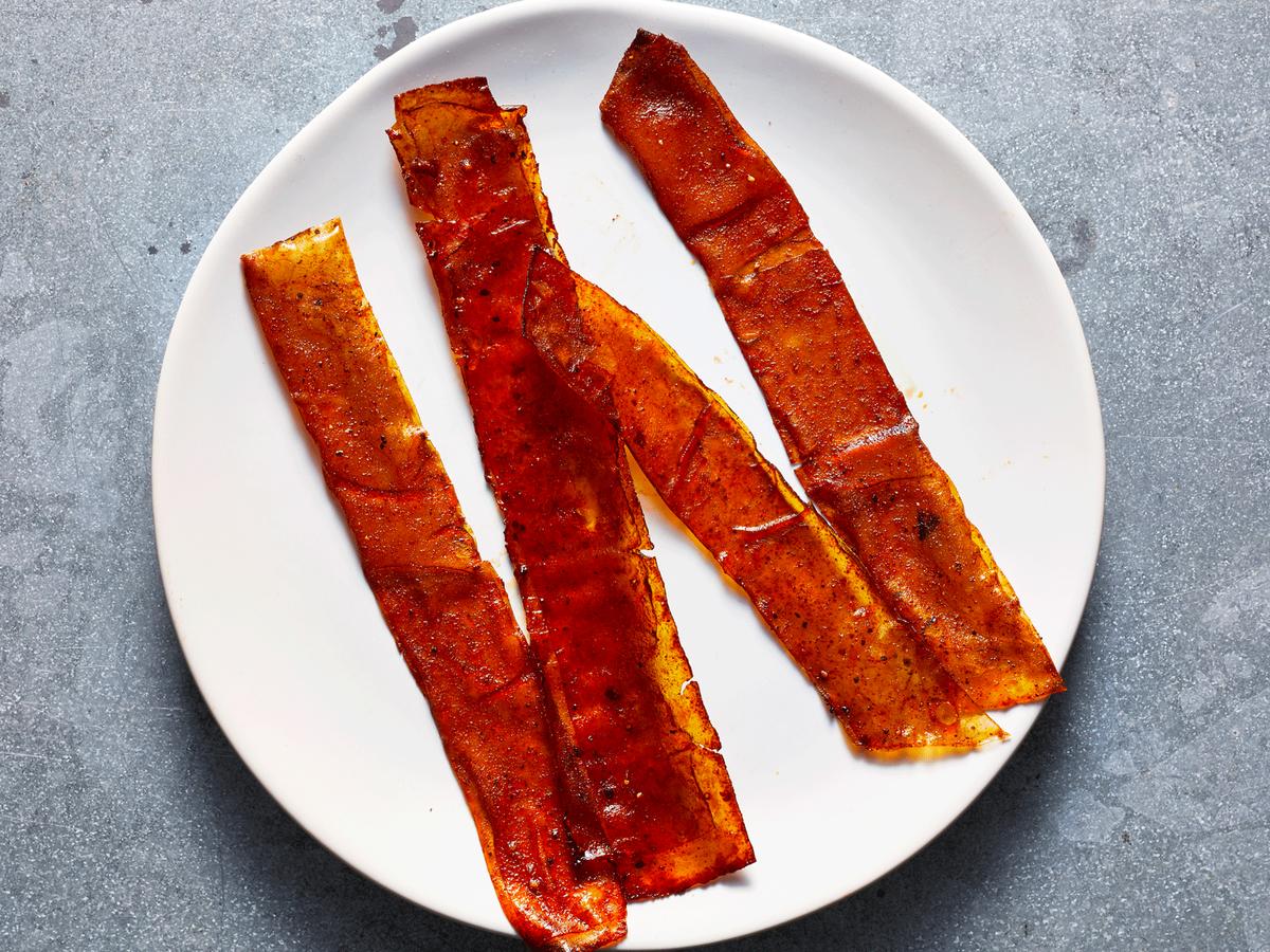 Rice paper bacon