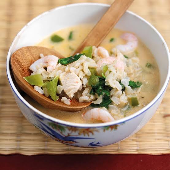 CHICKEN AND BROWN RICE SOUP
